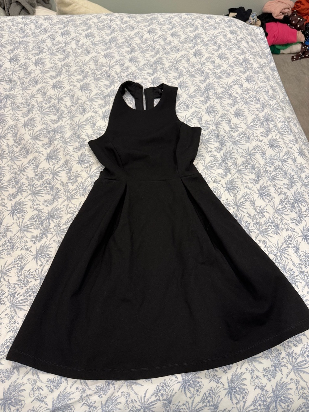 Lulus Classic Black Sleeveless Fit-and-Flare Dress